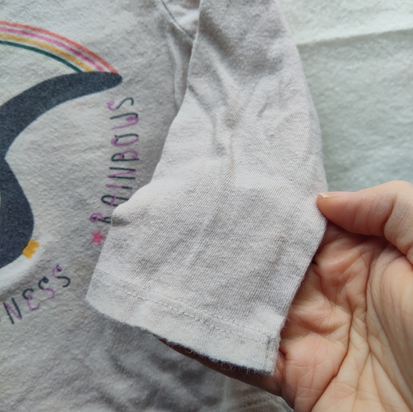 Retro Styled Penguin Rainbow Long Sleeve Shirt Old Navy 18-24 Month - Picture 10 of 13